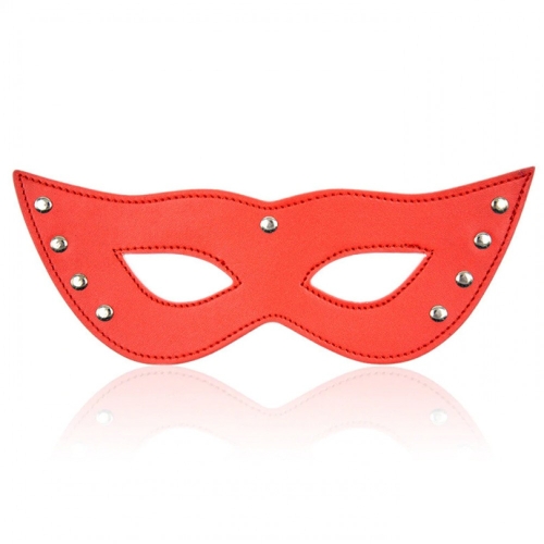 Červená kožená maska - Red Kathleen